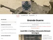 Tablet Screenshot of grande-guerre.net